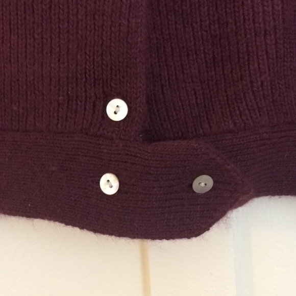 Vintage Angora Red Wine Sweater - Picture 3 of 4